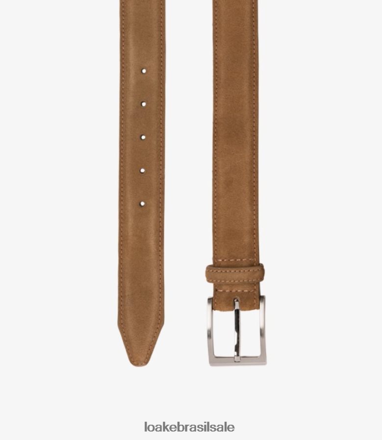 cinto de williamcamurça bege J8F66V217 Loake acessórios