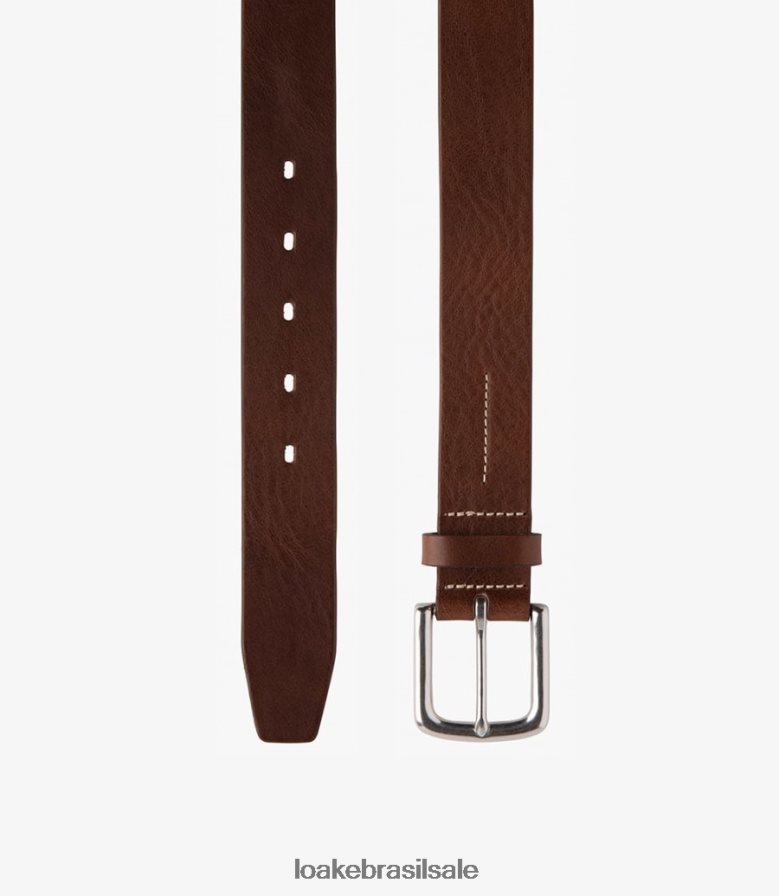 cinturão de cheltenhammarrom escuro J8F66V214 Loake acessórios