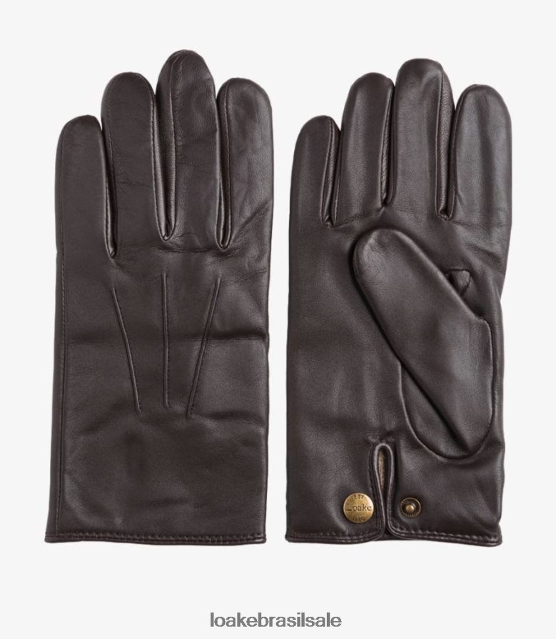 luvas shackletonmarrom J8F66V241 Loake couro