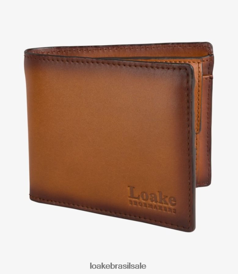 carteira barclaymarrom J8F66V235 Loake couro