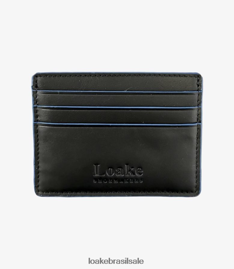 titular do cartão esterlinapreto J8F66V240 Loake couro