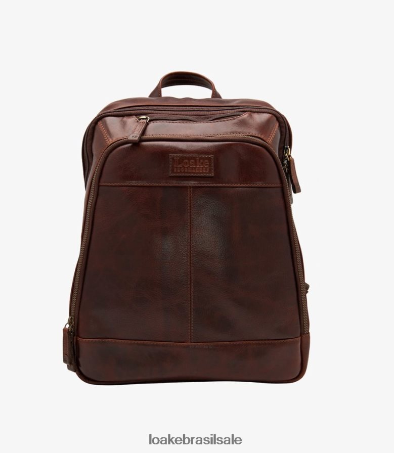 mochila waterloomarrom J8F66V225 Loake couro