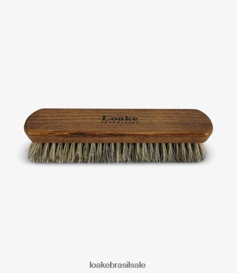 escova de crina grandenatural J8F66V279 Loake cuidados com sapatos