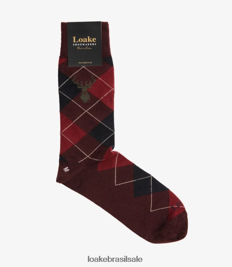 meias argyleporta J8F66V253 Loake acessórios
