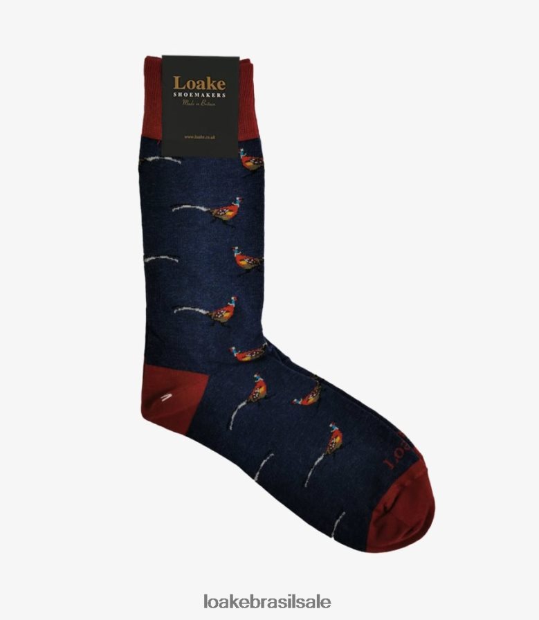 meias de faisãomarinha J8F66V255 Loake acessórios