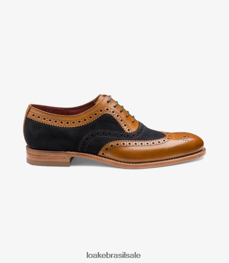 thompsoncamurça azul marinho J8F66V21 Loake brogues