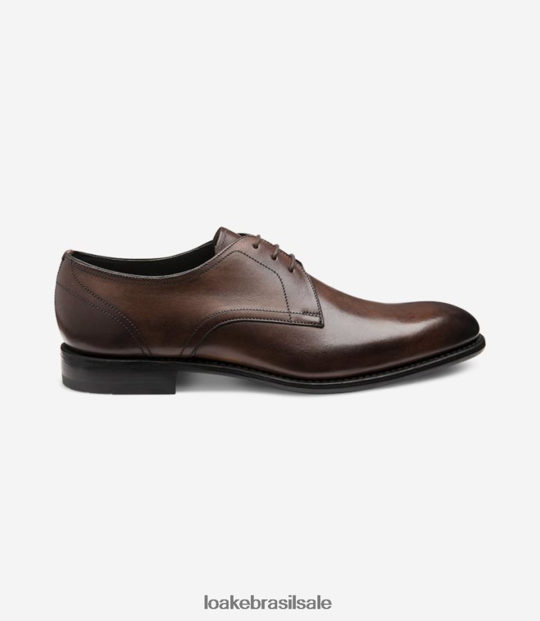 athertonmarrom escuro J8F66V157 Loake gravatas lisas