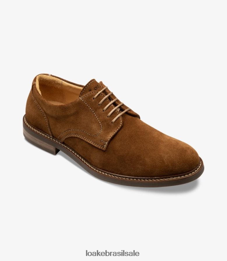 franklincamurça bege J8F66V165 Loake gravatas lisas