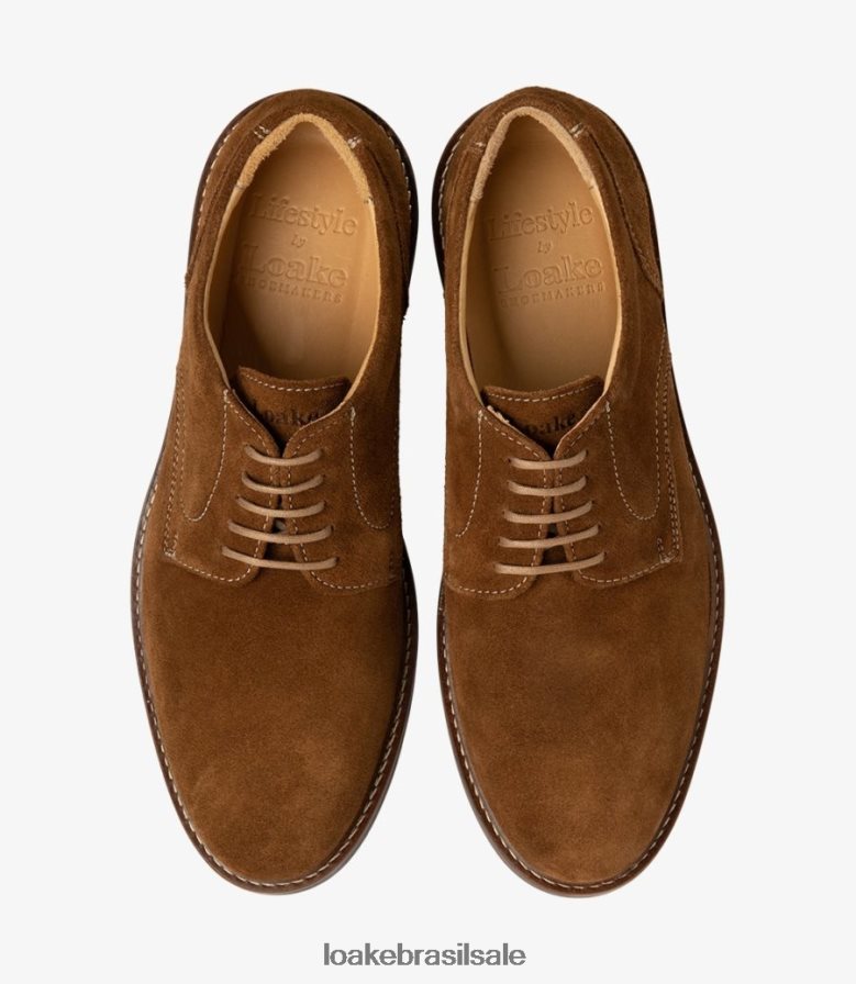 franklincamurça bege J8F66V165 Loake gravatas lisas