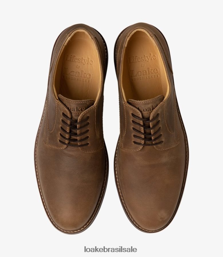 franklinnubuck marrom J8F66V166 Loake gravatas lisas