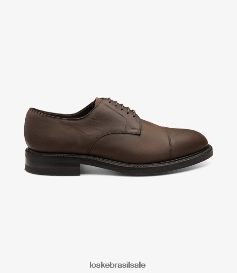 mais adiantenubuck oleado marrom J8F66V146 Loake gravatas lisas