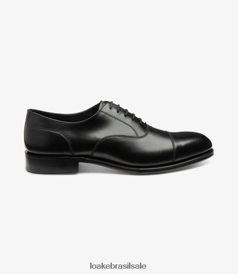 portão de pedranegro de carbono J8F66V142 Loake gravatas lisas
