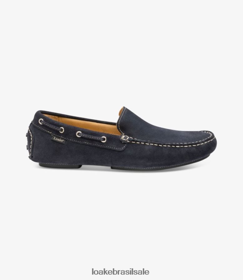 doningtoncamurça azul marinho J8F66V73 Loake mocassins