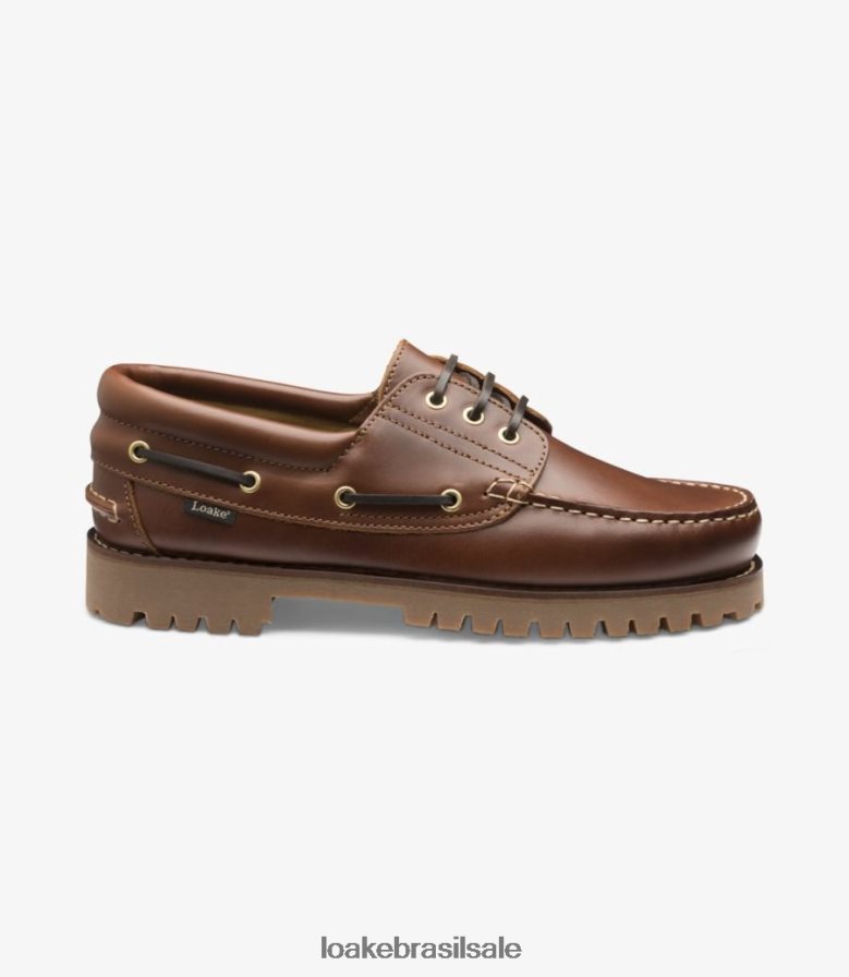 522marrom J8F66V80 Loake sapatos de barco