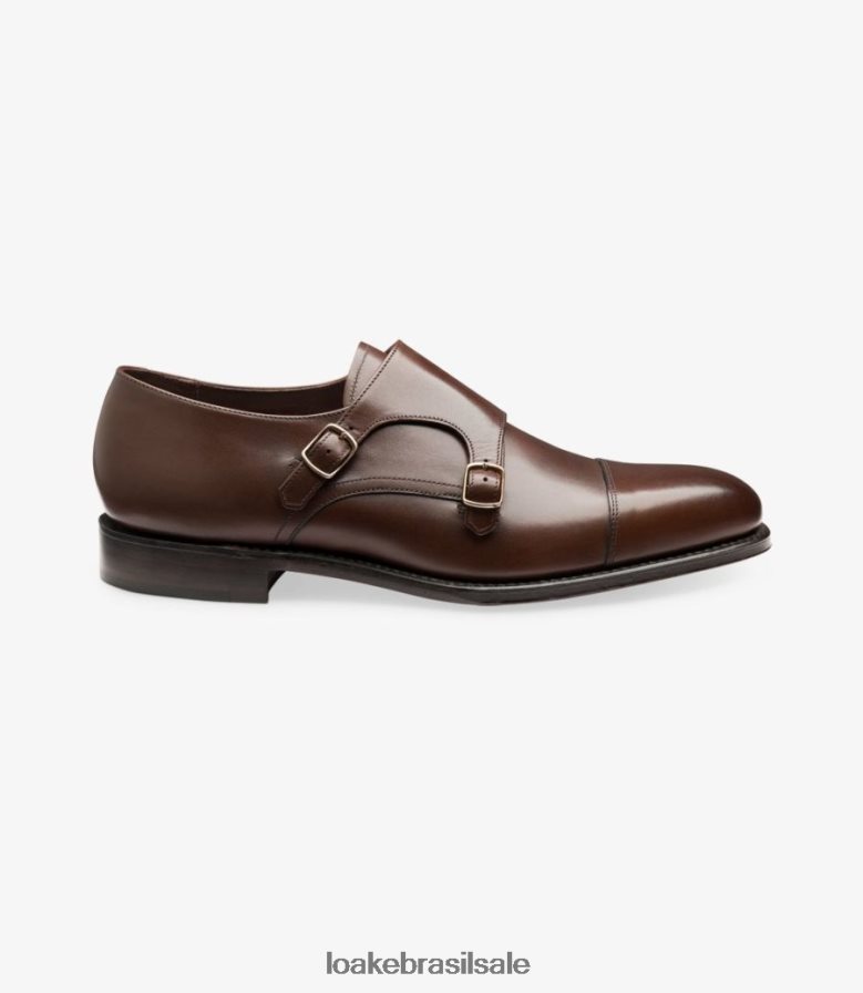canhãomarrom escuro J8F66V199 Loake sapatos de monge
