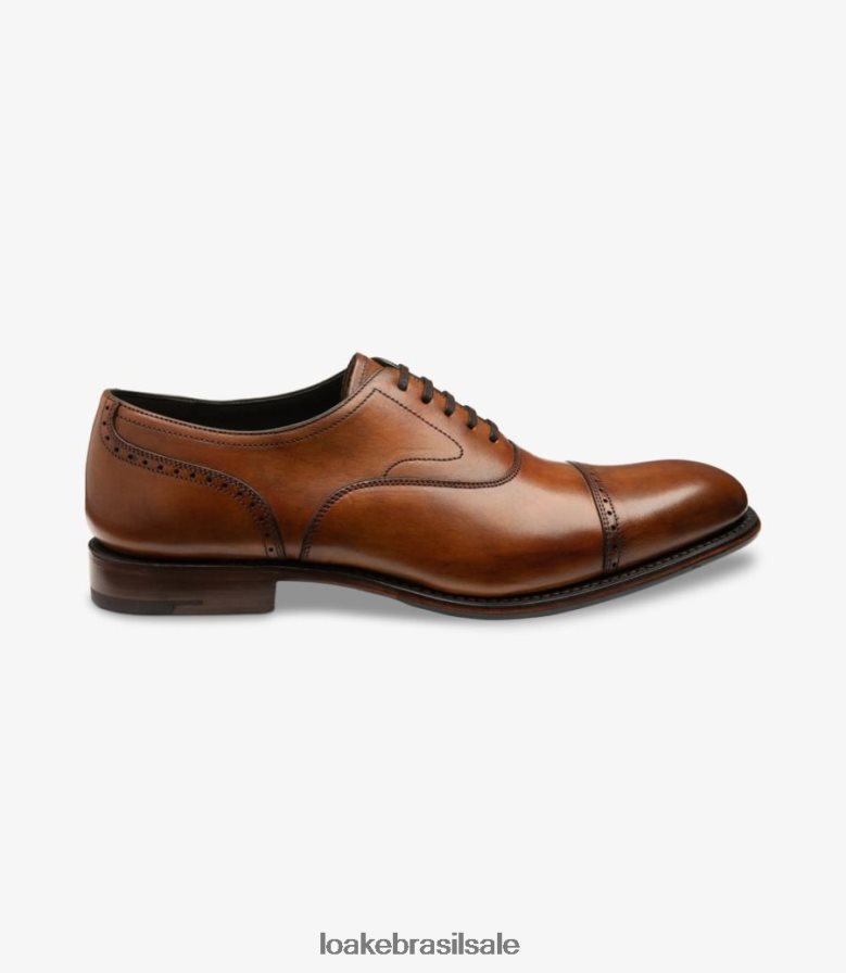 hughesmarrom castanho J8F66V174 Loake semi brogues