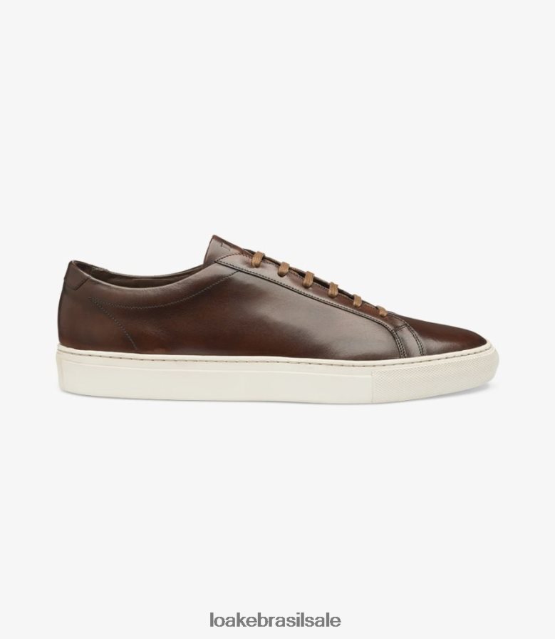 corridamarrom escuro J8F66V31 Loake tênis e tênis