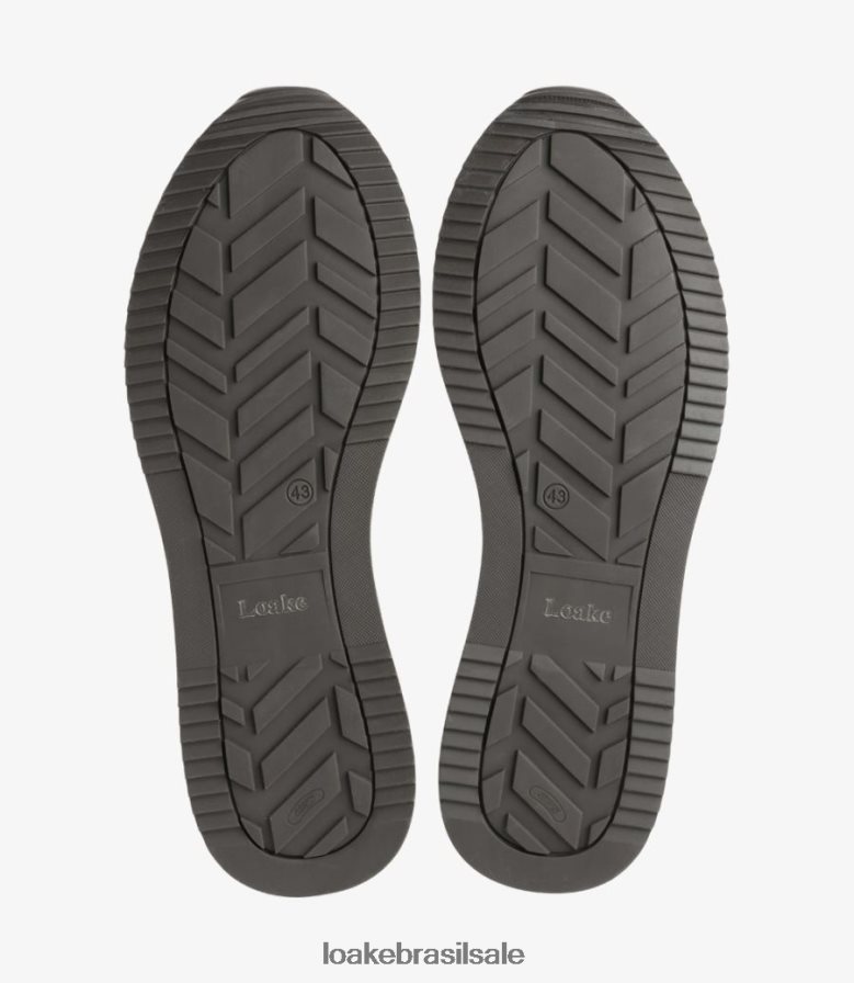 corrimãocamurça marrom escuro J8F66V43 Loake tênis e tênis