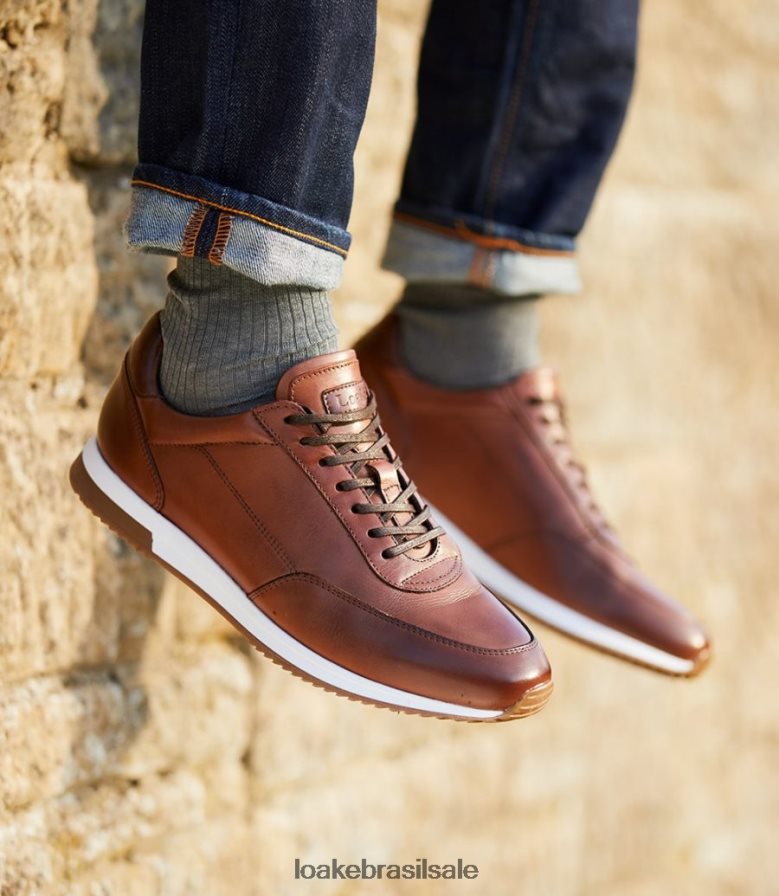 corrimãocedro J8F66V44 Loake tênis e tênis