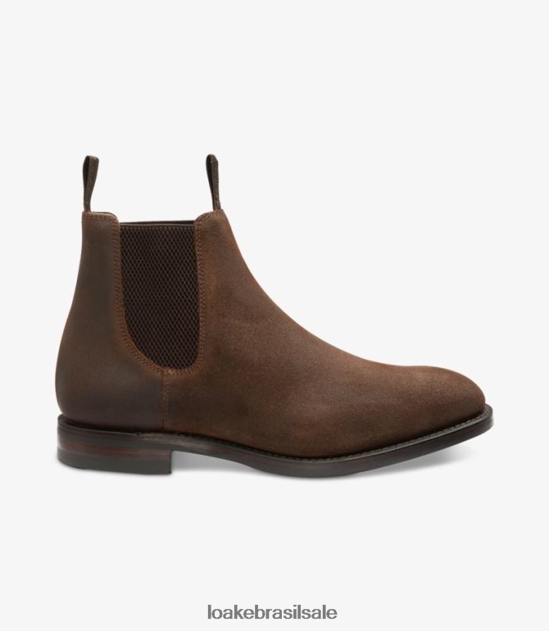 chatsworthcamurça encerada marrom J8F66V88 Loake botas