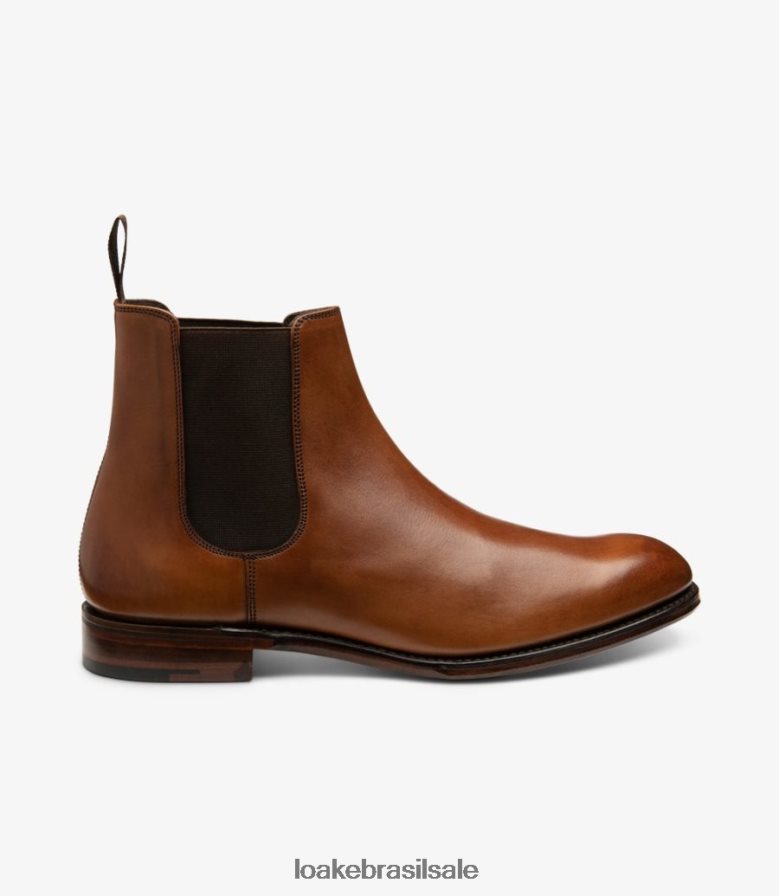 cobregatemarrom castanho J8F66V84 Loake botas