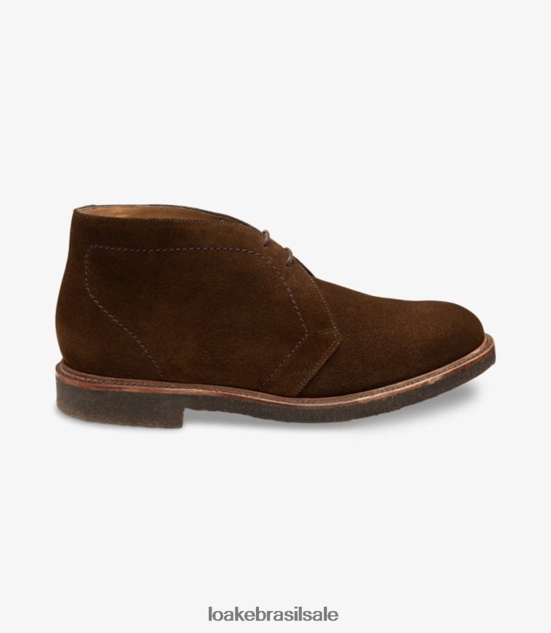 pedra vivacamurça marrom J8F66V113 Loake botas