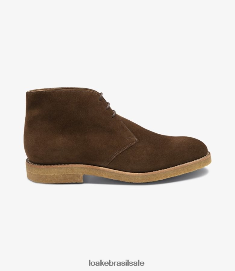 rivingtoncamurça marrom J8F66V138 Loake botas